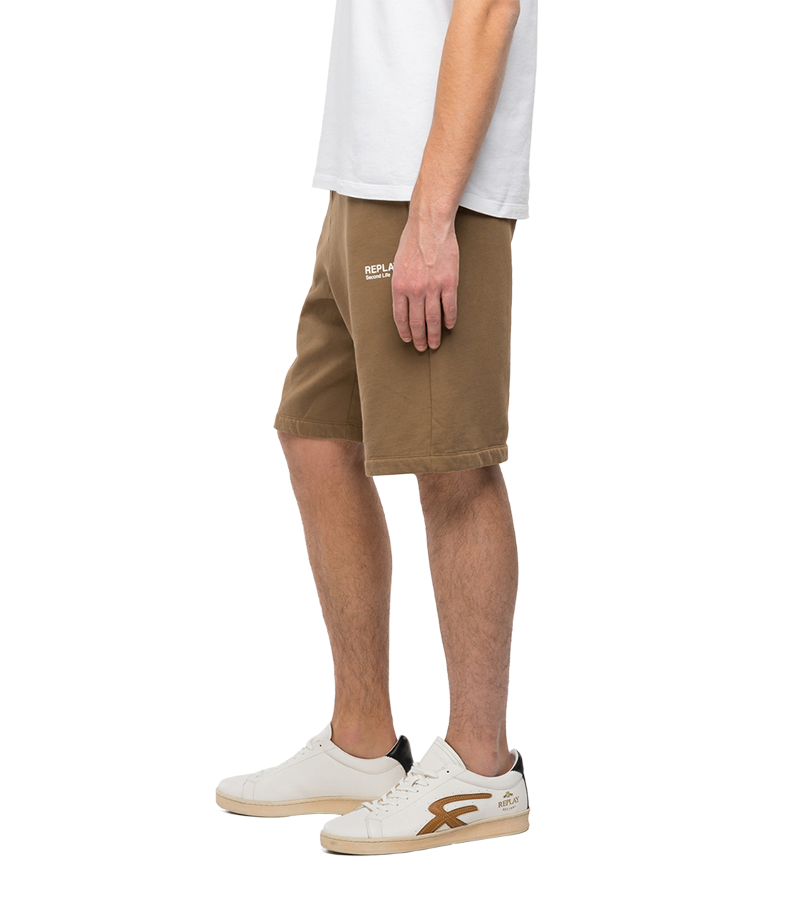 ESSENTIAL オーガニックコットンスウェット ショーツ 詳細画像 シガーブラウン 3